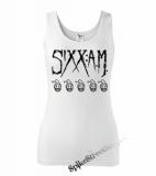 SIXX A.M. - Logo - Ladies Vest Top - biele
