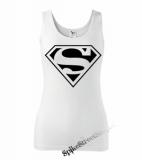 SUPERMAN - Ladies Vest Top - biele
