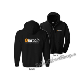BITCOIN - In Cryptography We Trust - mikina na zips
