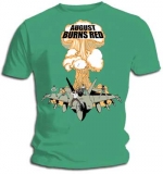 AUGUST BURNS RED - F-14 - zelené pánske tričko