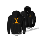 YELLOWSTONE - Logo - mikina na zips