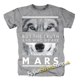 30 SECONDS TO MARS - Wolf - sivé pánske tričko