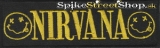 NIRVANA - Yellow Logo & Smiles - nažehlovacia nášivka