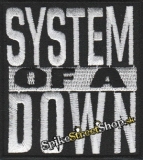 SYSTEM OF A DOWN - B&W Logo - nažehlovacia nášivka