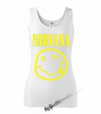 NIRVANA - Smile - Ladies Vest Top - biele