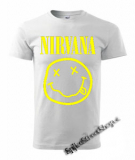 NIRVANA - Smile - biele pánske tričko