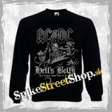AC/DC - Hells Bells - čierna mikina bez kapuce