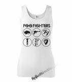 FOO FIGHTERS - Albums - Ladies Vest Top - biele
