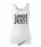 NAPALM DEATH - Logo - Ladies Vest Top - biele