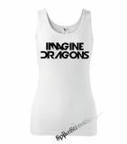 IMAGINE DRAGONS - Logo - Ladies Vest Top - biele