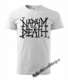 NAPALM DEATH - Logo - biele pánske tričko