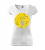 5 SECONDS OF SUMMER - Scribble Logo - biele dámske tričko
