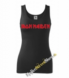 IRON MAIDEN - Red Logo - Ladies Vest Top