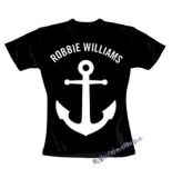 ROBBIE WILLIAMS - Anchor - čierne dámske tričko