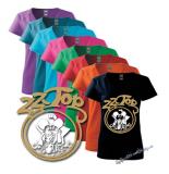 ZZ TOP - Gold Man - farebné dámske tričko