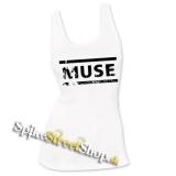 MUSE - Crash Logo - Ladies Vest Top - biele