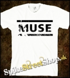 MUSE - Crash Logo - biele pánske tričko