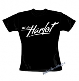 WE ARE HARLOT - Logo - čierne dámske tričko