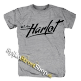 WE ARE HARLOT - Logo - sivé pánske tričko