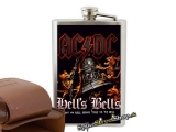AC/DC - Hells Bells - nerezová ploskačka na alkohol