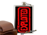 EXPLOITED - Red Logo - nerezová ploskačka na alkohol
