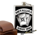 METALLICA - Since 1981 - nerezová ploskačka na alkohol