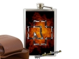 RAMMSTEIN - Fire Logo - nerezová ploskačka na alkohol
