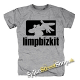 LIMP BIZKIT - Spray Logo - sivé pánske tričko