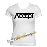 ACCEPT - Logo - biele dámske tričko