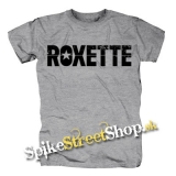 ROXETTE - Vintage Logo - sivé pánske tričko