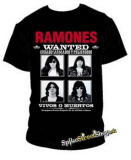 RAMONES - Wanted - pánske tričko