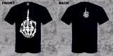 FUCK SKELETON - čierne pánske tričko