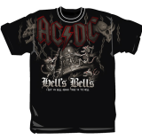 AC/DC - Hells Bells Motive 2 - čierne pánske tričko