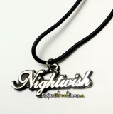 NIGHTWISH - Logo - kovový strieborný prívesok