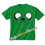 ADVENTURE TIME - Jake - zelené pánske tričko