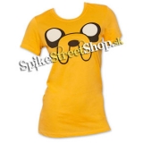 ADVENTURE TIME - Yellow Jake - žlté dámske tričko