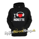 I LOVE ROXETTE - čierna pánska mikina