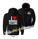I LOVE ROBBIE WILLIAMS - mikina na zips