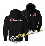 I LOVE ROXETTE - mikina na zips