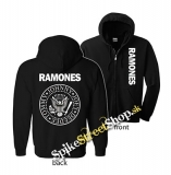 RAMONES - Logo - mikina na zips