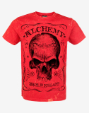 ALCHEMY - T-shirt AEA Redlabel Webnet Furious Red - červené pánske tričko