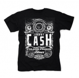 JOHNNY CASH - Folsom - čierne pánske tričko (-40%=Výpredaj)
