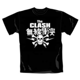 CLASH - Skull - čierne pánske tričko (-40%=Výpredaj)