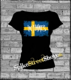 IN FLAMES - Swedish Flag - dámske tričko