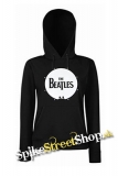 BEATLES - Drum Logo - čierna dámska mikina