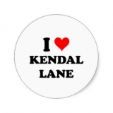 BIG TIME RUSH - I Love Kendal Lane - okrúhla podložka pod pohár