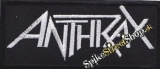 ANTHRAX - Black/White Logo - nažehlovacia nášivka