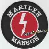 MARILYN MANSON - Shock Logo - nažehlovacia nášivka