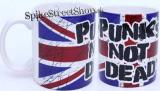 Hrnček PUNKS NOT DEAD - Logo na U.K. zástave 3