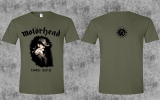 MOTORHEAD - Lemmy 1945-2015 - khaki pánske tričko